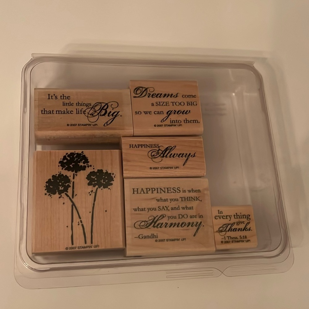 Stampin’Up (Retire) Happy Harmony Stamp Set